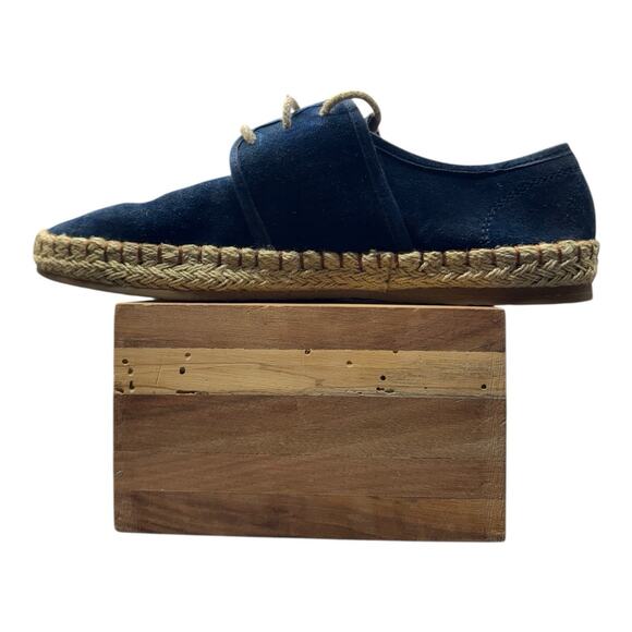 SeaVees Men\'s 10.5 Navy Blue Sorrento Sand Suede Jute Trim Shoe Casual Tropical main image 7